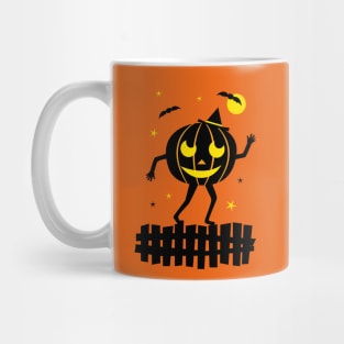 Halloween Cute Retro Vintage Jack O Lantern Pumpkin Mug